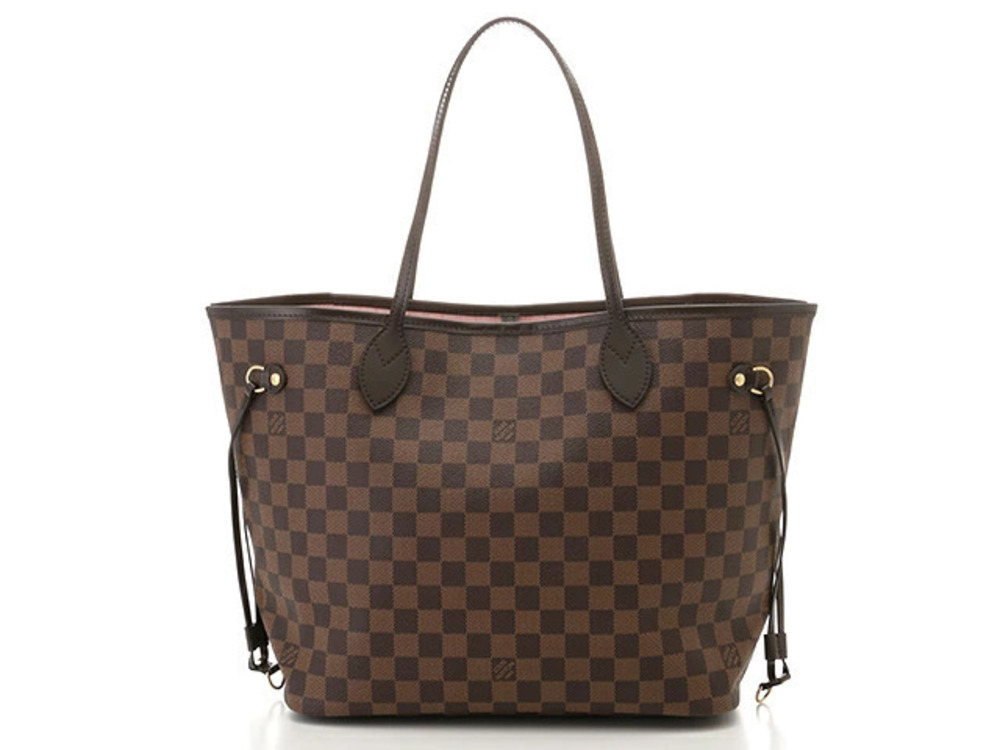 LOUIS VUITTON Neverfull Tote Bag Damier Rose Pink Ballerine